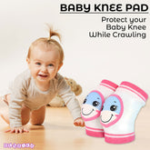 Baby Crawling Anti-Slip Knee pads (Cute Fish Pink)